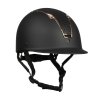 Kask jeździecki Horka Sparrow czarno-różowy